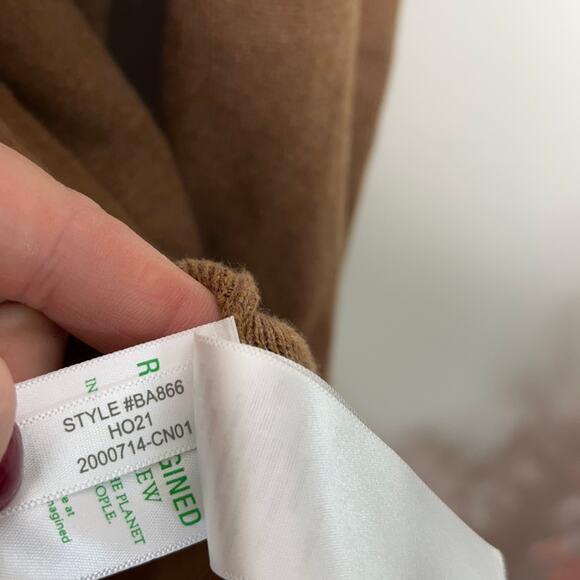 J. CREW Chelsea Sweater Blazer Heather Camel Tan Brown Sz M {XX44} - Picture 7 of 7